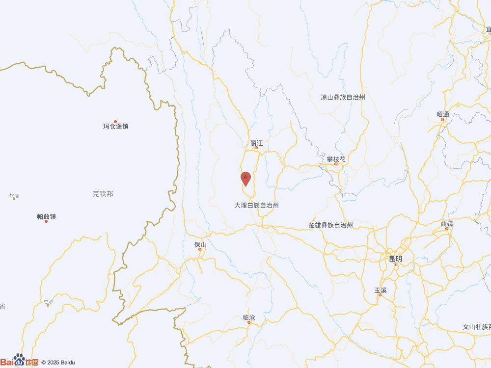 云南大理州洱源县发生5.0级地震