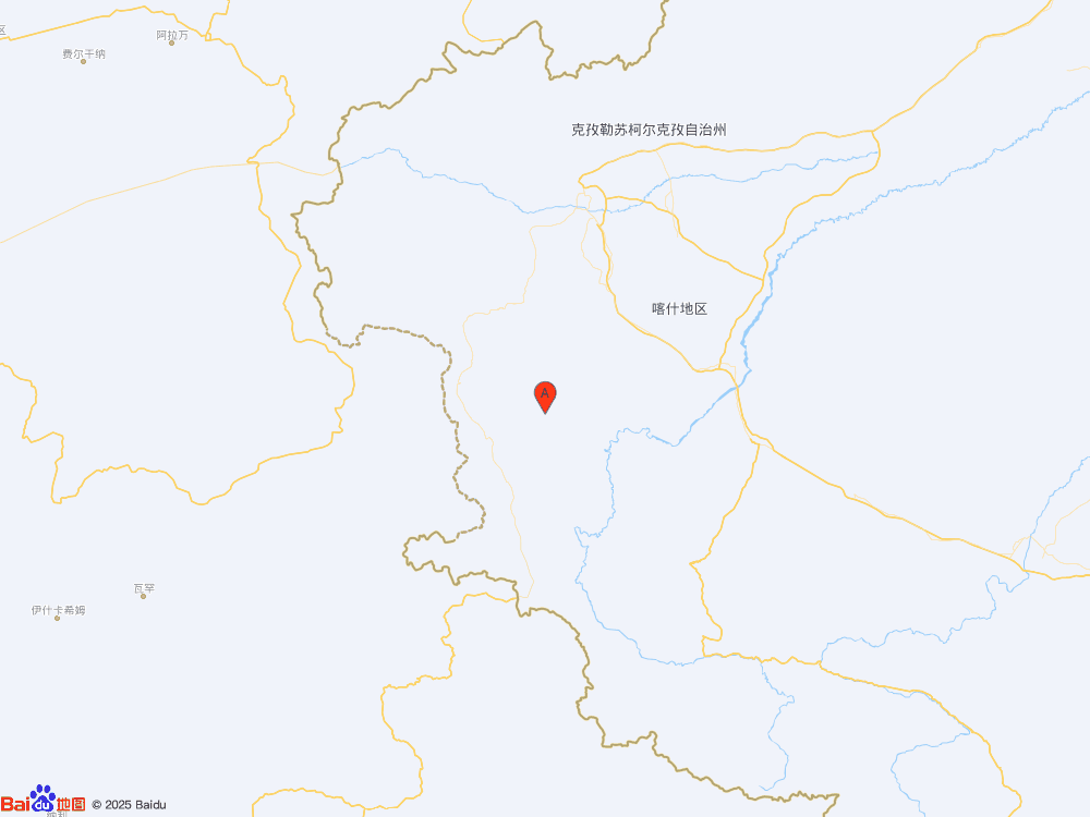 新疆克孜勒苏州阿克陶县发生3.0级地震