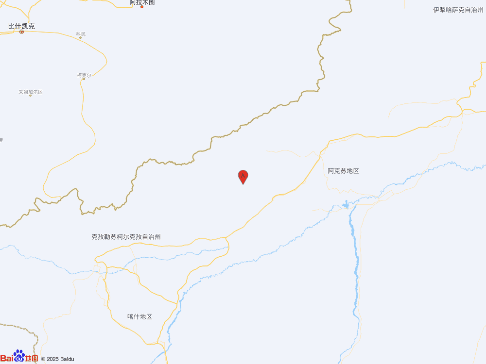 新疆阿克苏地区柯坪县发生4.7级地震