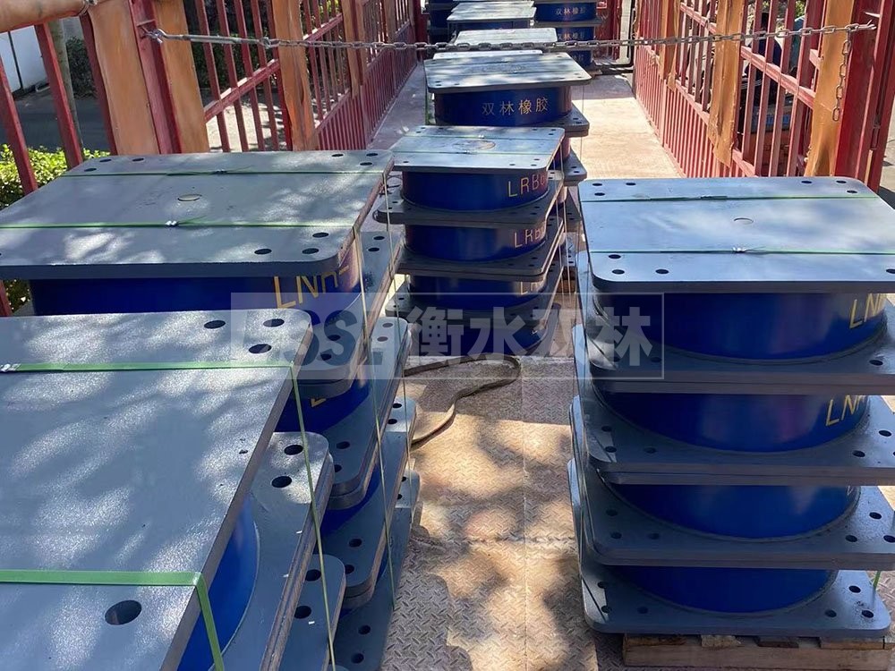 铅芯橡胶隔震支座生产厂家 LRB500支座 铅芯叠层隔震支座生产厂家